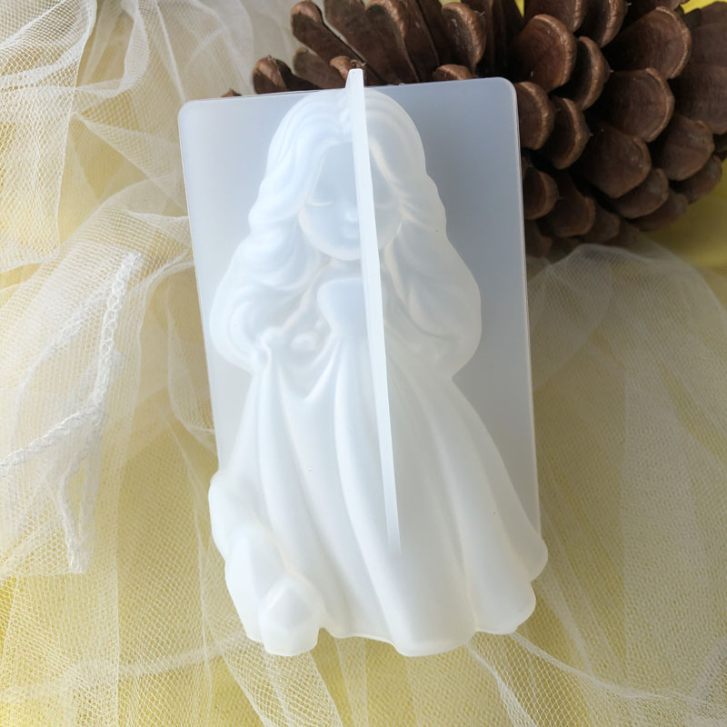 3D Cute Princess Silicone Cand - Soap Making Gifts recension och pris