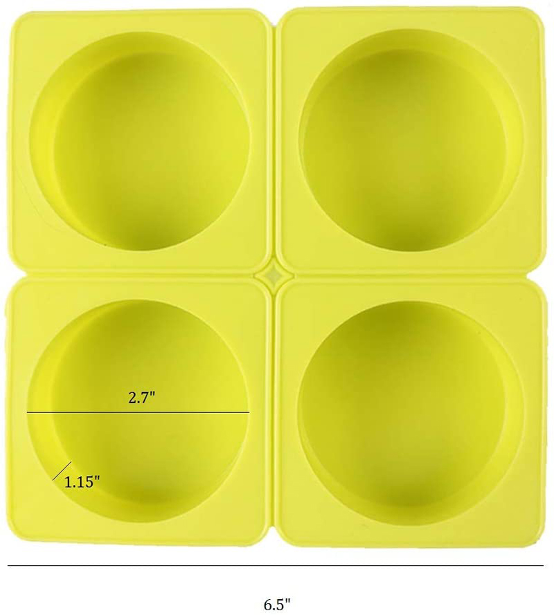 4Cavity Round Silicone Soap Mo - Soap Making Kit For Beginners recension och pris