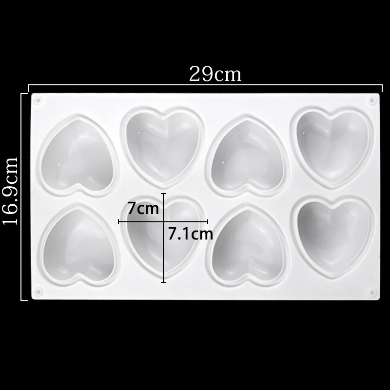 Love Heart Silicone Soap Mold  - Soap Making Diy Kit recension och pris