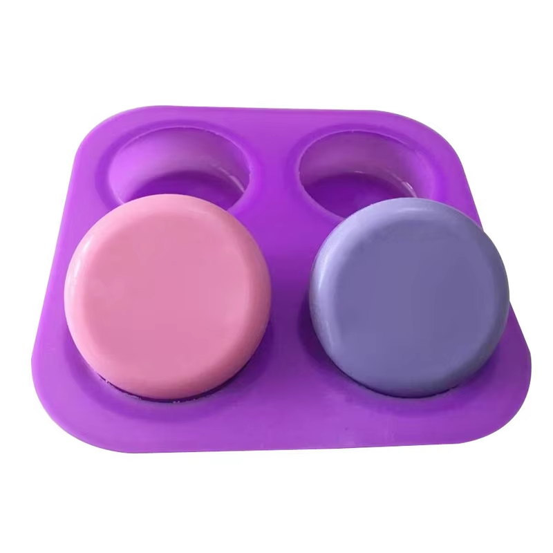 1-2 PCS 4 Cavity Reusable Roun - Soap Making Instructions recension och pris