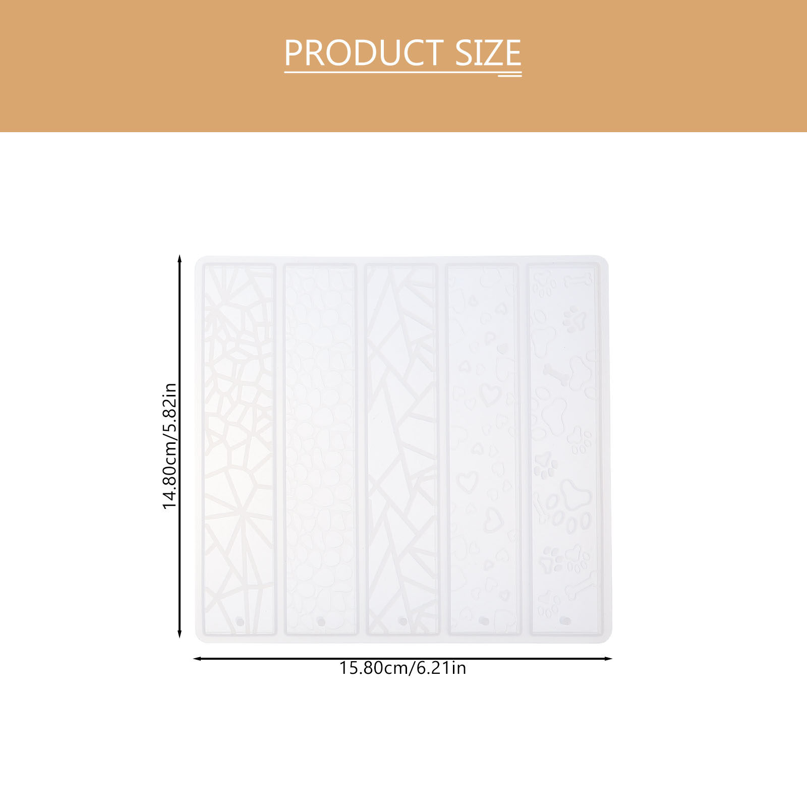 2Pcs Rectangle Silicone Bookma - Soap Making Ins recension och pris