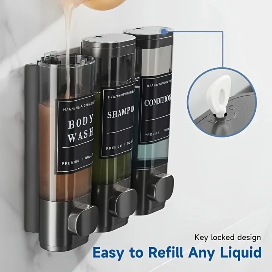 Wall Mounted Triple Shampoo Co - Soap Making Diy Kit recension och pris