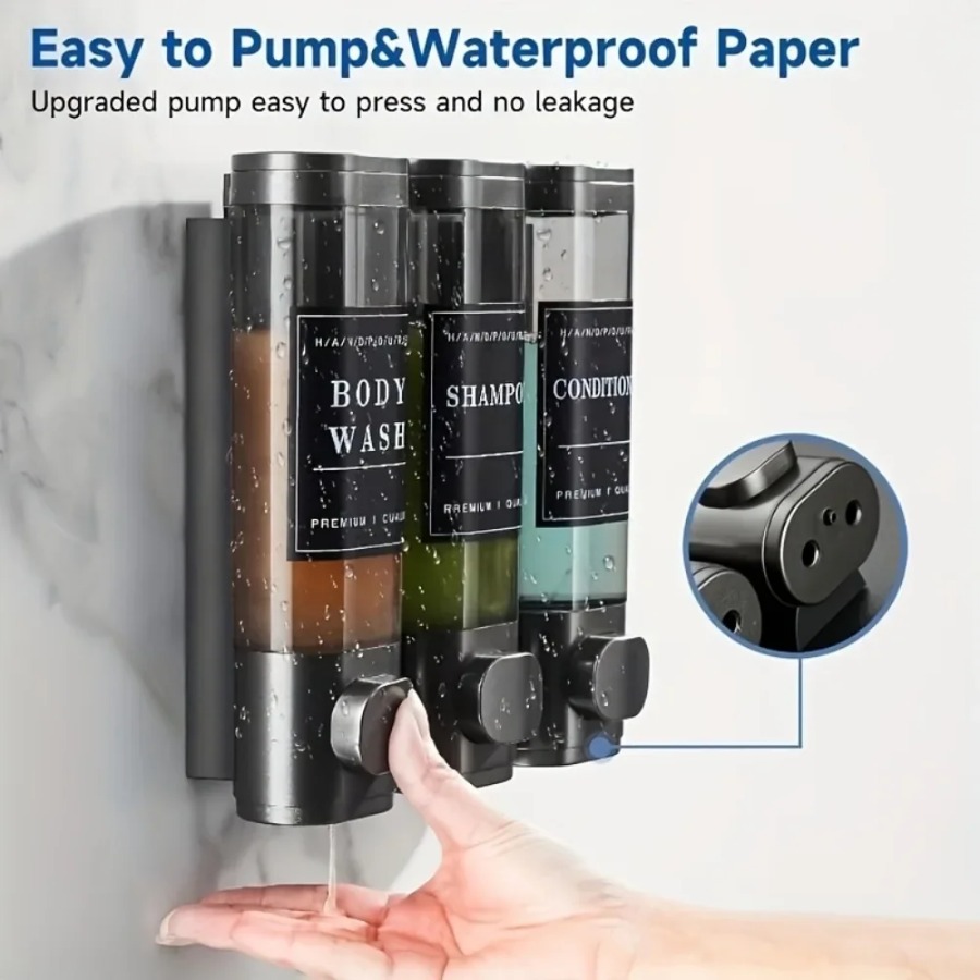 Wall Mounted Triple Shampoo Co - Soap Making Diy Kit recension och pris