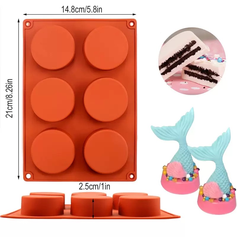 Round Silicone Soap Mold DIY H - Soap Making Instructions recension och pris